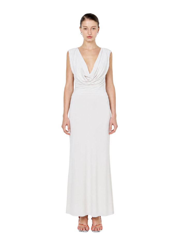 BEC + BRIDGE WOMEN Brigitte Cowl Maxi Dress Snow