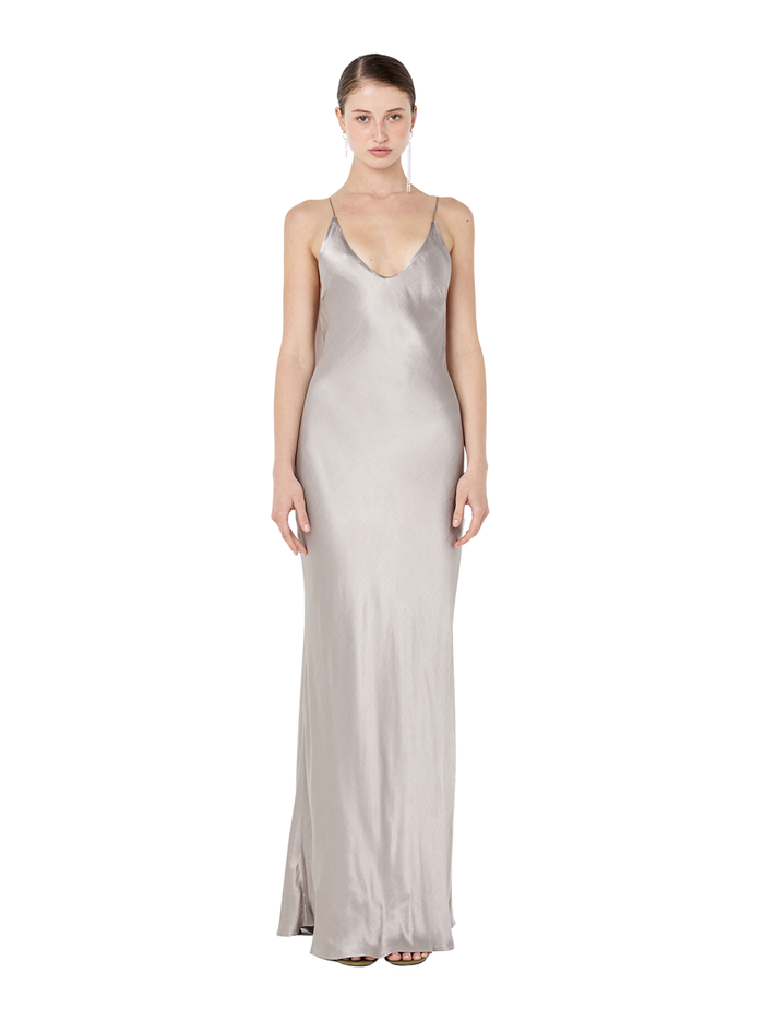 BEC + BRIDGE WOMEN Florence Scoop Maxi Dress Silver