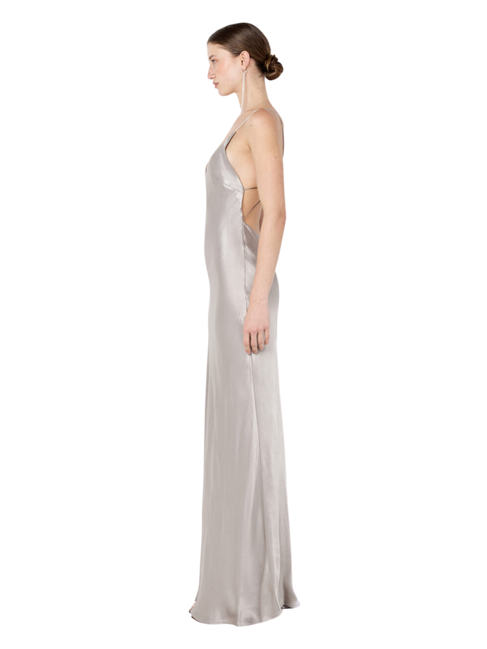 BEC + BRIDGE WOMEN Florence Scoop Maxi Dress Silver