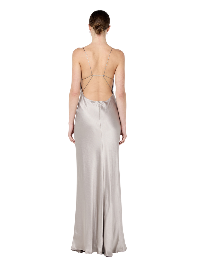 BEC + BRIDGE WOMEN Florence Scoop Maxi Dress Silver