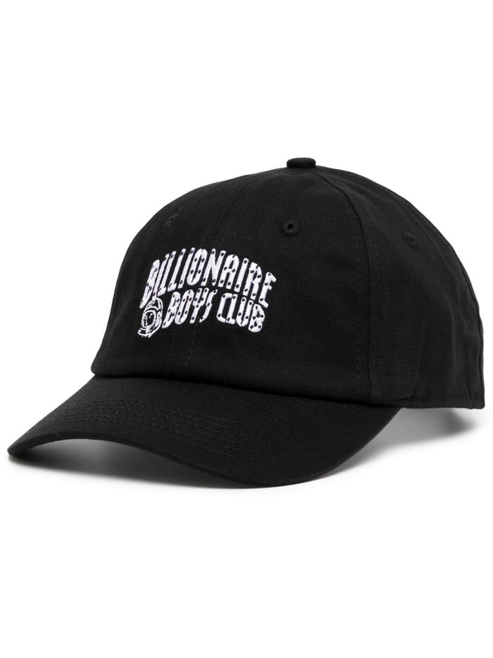 BILLIONAIRE BOYS CLUB Logo Print Baseball Cap Black - MAISONDEFASHION.COM