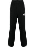 BILLIONAIRE BOYS CLUB Logo Print Sweat Pants Black - MAISONDEFASHION.COM