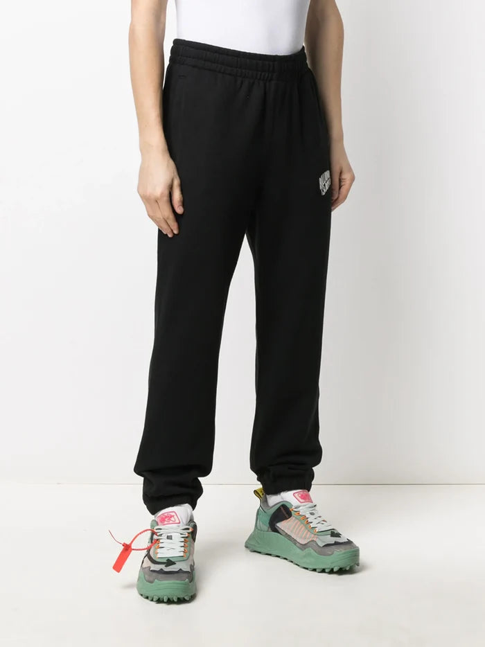 BILLIONAIRE BOYS CLUB Logo Print Sweat Pants Black - MAISONDEFASHION.COM