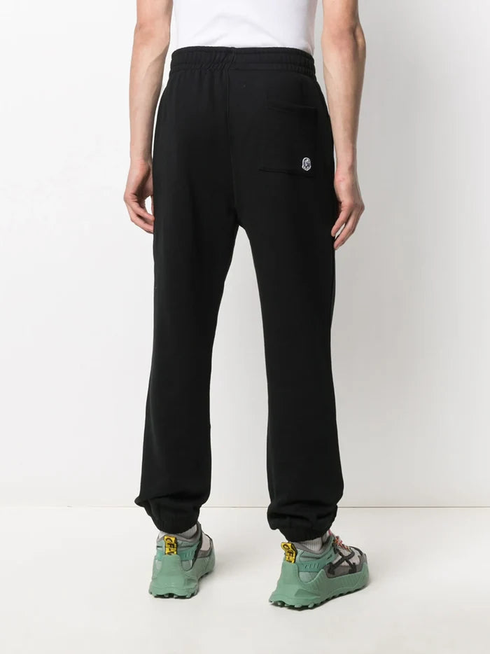BILLIONAIRE BOYS CLUB Logo Print Sweat Pants Black - MAISONDEFASHION.COM