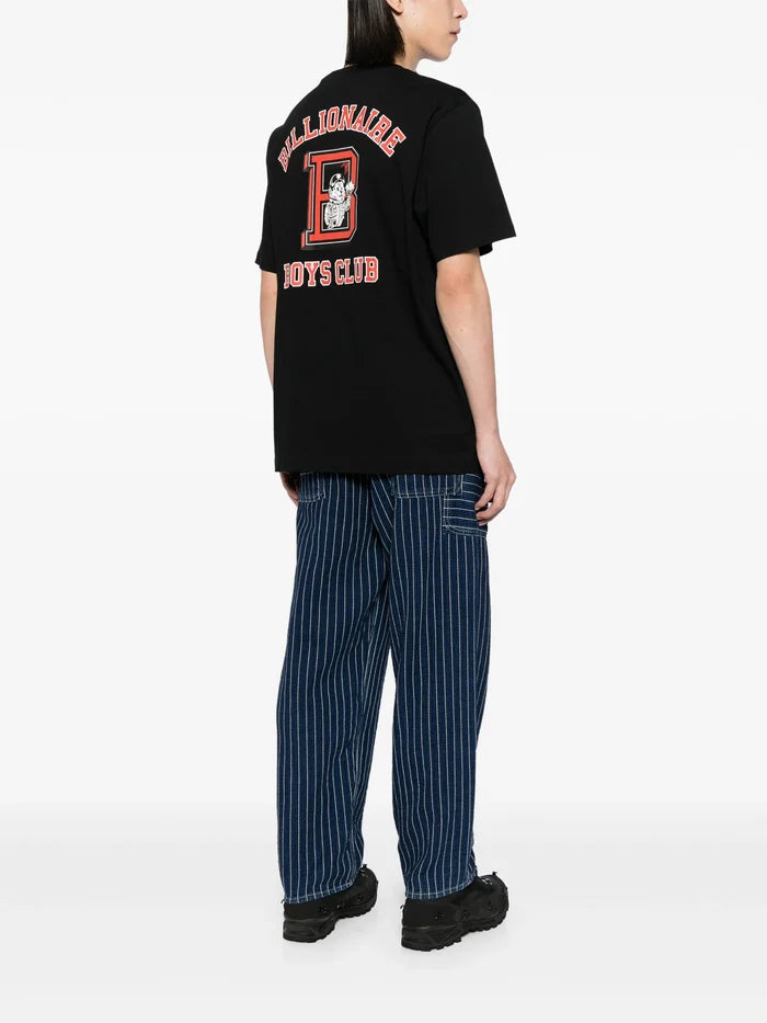 BILLIONAIRE BOYS CLUB Mascot Print Cotton T-Shirt Black - MAISONDEFASHION.COM