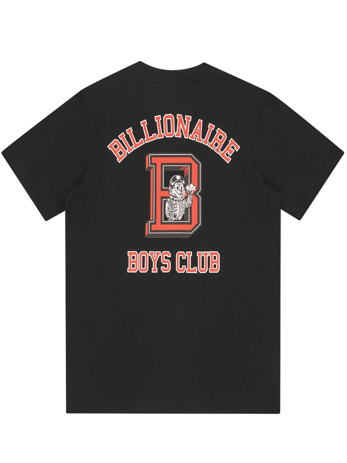 BILLIONAIRE BOYS CLUB Mascot Print Cotton T-Shirt Black - MAISONDEFASHION.COM
