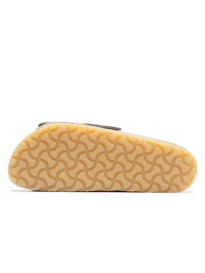 BIRKENSTOCK x Fear Of God Unisex Los Feliz VL Suede Narrow-Fit Slip-On Taupe - MAISONDEFASHION.COM
