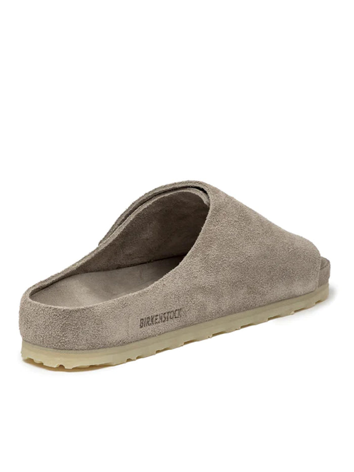 BIRKENSTOCK x Fear Of God Unisex Los Feliz VL Suede Narrow-Fit Slip-On Taupe - MAISONDEFASHION.COM