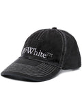 OFF-WHITE Bookish Baseball Cap Black/White - MAISONDEFASHION.COM