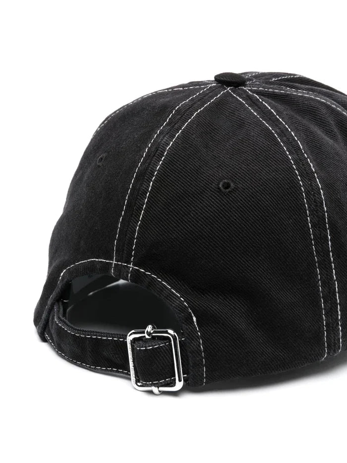 OFF-WHITE Bookish Baseball Cap Black/White - MAISONDEFASHION.COM