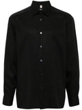 BOSS C-Cory Long Sleeve Cotton Shirt Black - MAISONDEFASHION.COM