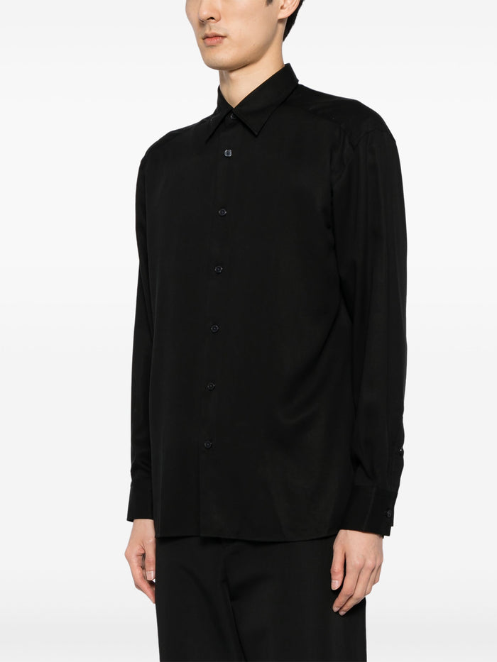 BOSS C-Cory Long Sleeve Cotton Shirt Black - MAISONDEFASHION.COM