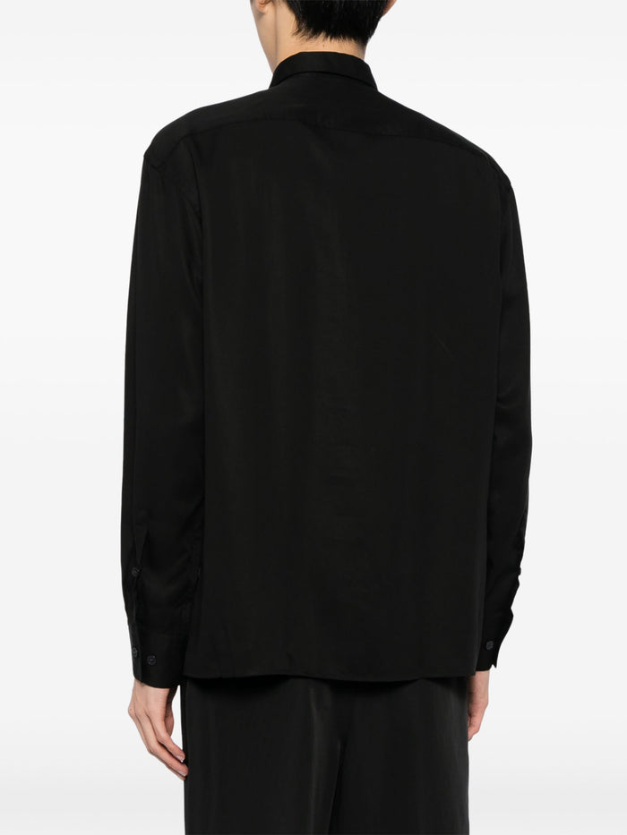 BOSS C-Cory Long Sleeve Cotton Shirt Black - MAISONDEFASHION.COM