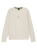 BOSS Cotton-Blend Sweatshirt With Double B Monogram Open White - MAISONDEFASHION.COM