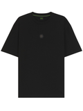 BOSS Cotton-jersey T-shirt With Double B Monogram Black - MAISONDEFASHION.COM