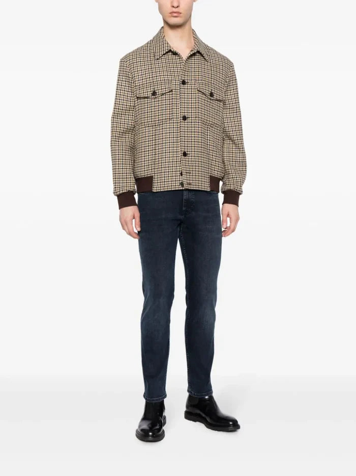 BOSS MEN Delaware BC-P Slim-fit Jeans Dark Blue - MAISONDEFASHION.COM