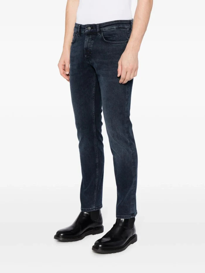 BOSS MEN Delaware BC-P Slim-fit Jeans Dark Blue - MAISONDEFASHION.COM