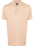 BOSS MEN Embroidered-logo Cotton Polo Shirt Medium Beige - MAISONDEFASHION.COM