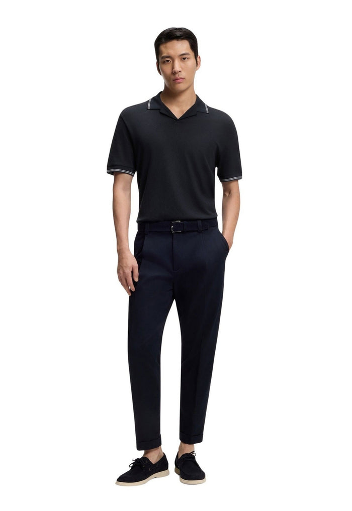 BOSS H-Pye Polo Shirt Dark Blue - MAISONDEFASHION.COM
