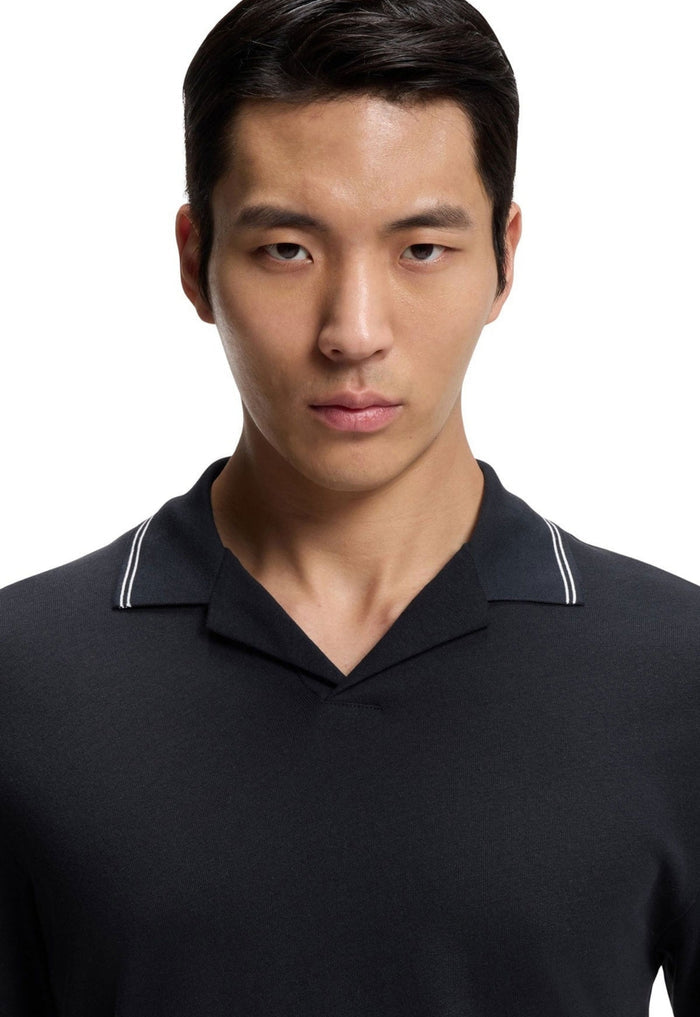 BOSS H-Pye Polo Shirt Dark Blue - MAISONDEFASHION.COM