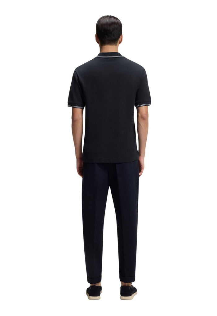 BOSS H-Pye Polo Shirt Dark Blue - MAISONDEFASHION.COM