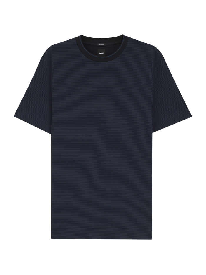 BOSS H-Thompson 242 T-shirt Dark Blue - MAISONDEFASHION.COM