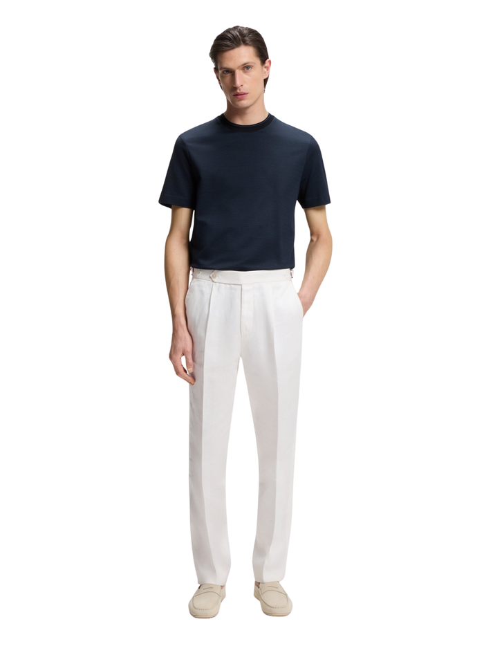BOSS H-Thompson 242 T-shirt Dark Blue - MAISONDEFASHION.COM