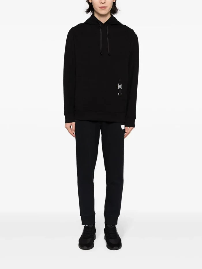 BOSS MEN Hadiko Tracksuit Bottoms Black White - MAISONDEFASHION.COM