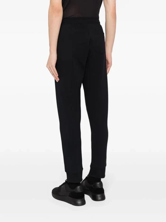 BOSS MEN Hadiko Tracksuit Bottoms Black White - MAISONDEFASHION.COM