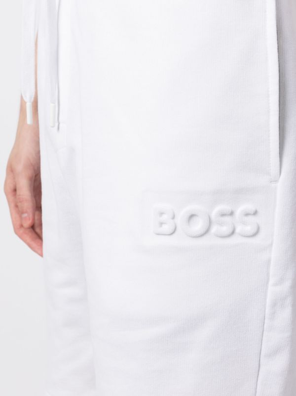BOSS Heritage Shorts White - MAISONDEFASHION.COM