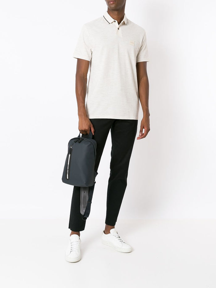 BOSS Hyper single-strap backpack Blue - MAISONDEFASHION.COM