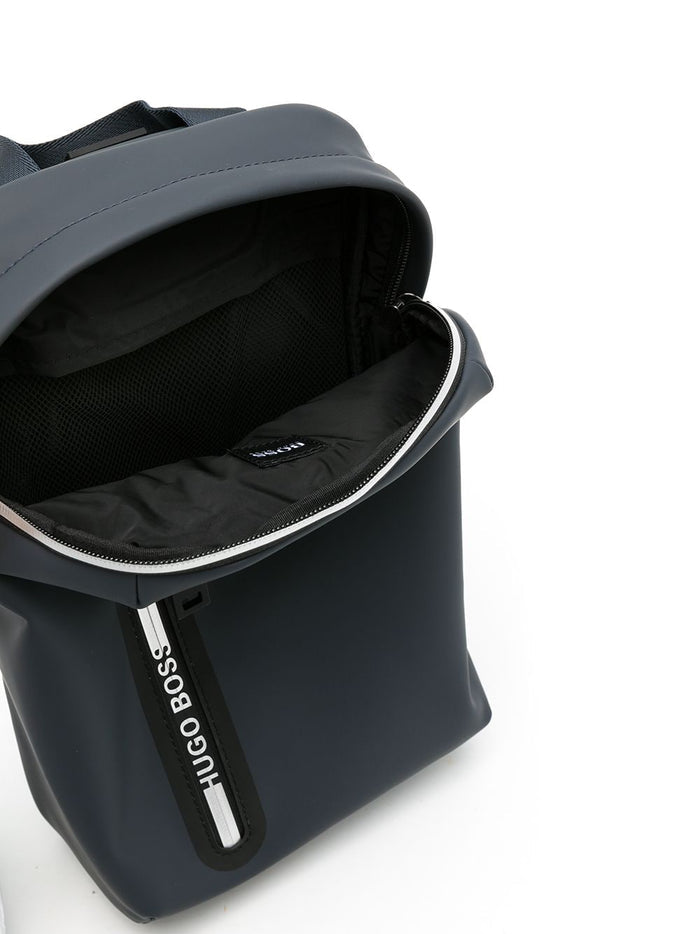 BOSS Hyper single-strap backpack Blue - MAISONDEFASHION.COM