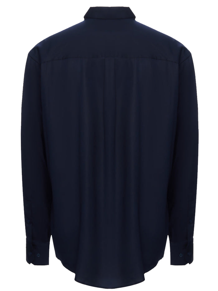 BOSS Kent Collar Shirt Dark Blue - MAISONDEFASHION.COM