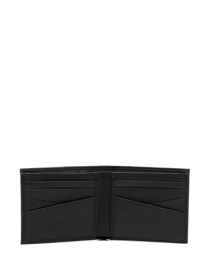 BOSS Leather Wallet Black - MAISONDEFASHION.COM