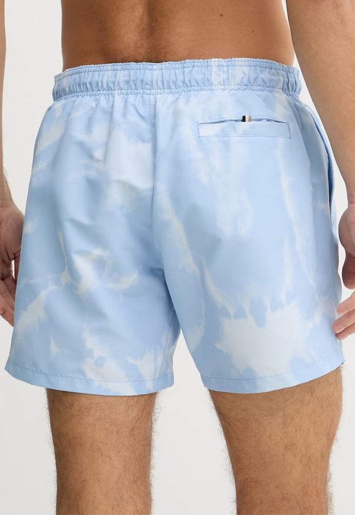 BOSS Lionfish Swim Shorts Light Blue - MAISONDEFASHION.COM
