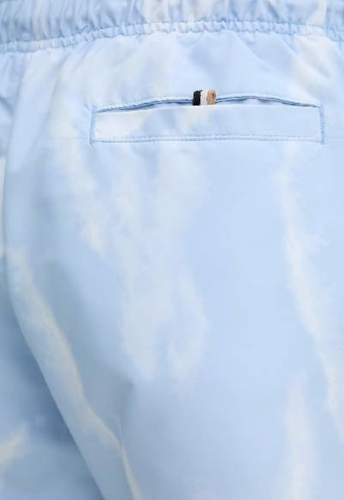 BOSS Lionfish Swim Shorts Light Blue - MAISONDEFASHION.COM