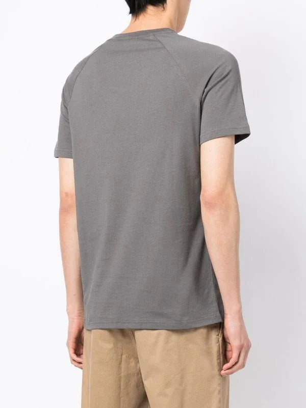 BOSS Logo-print Cotton T-shirt Dark Grey - MAISONDEFASHION.COM