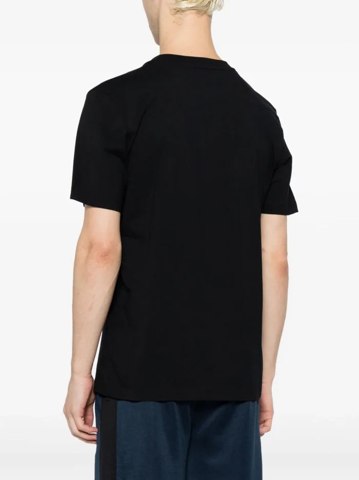 BOSS MEN Logo-print Short-sleeved T-shirt Black - MAISONDEFASHION.COM