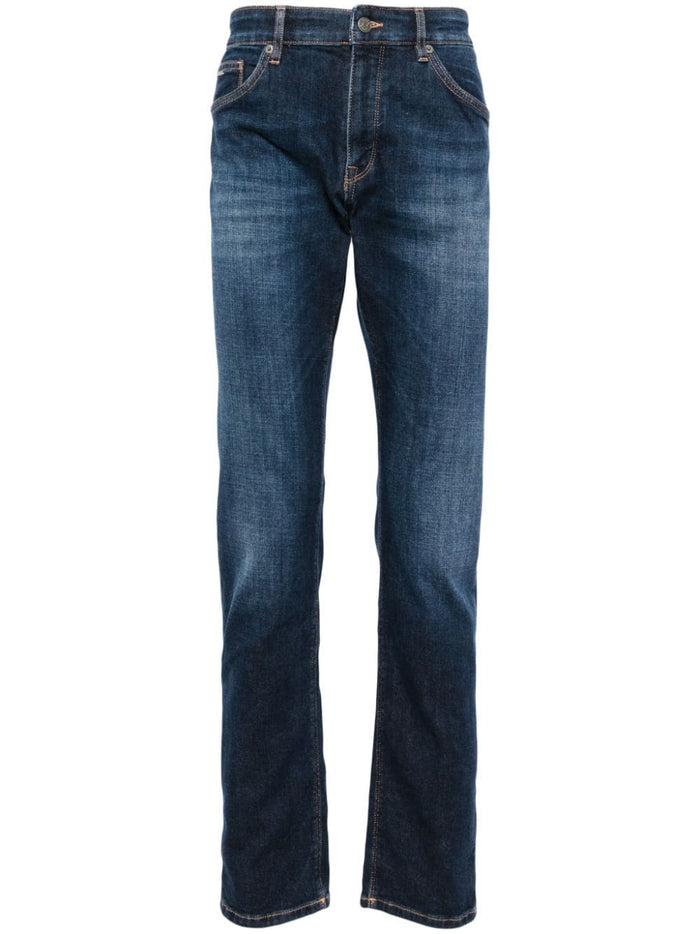 BOSS Maine3 Regular fit Jeans Navy - MAISONDEFASHION.COM