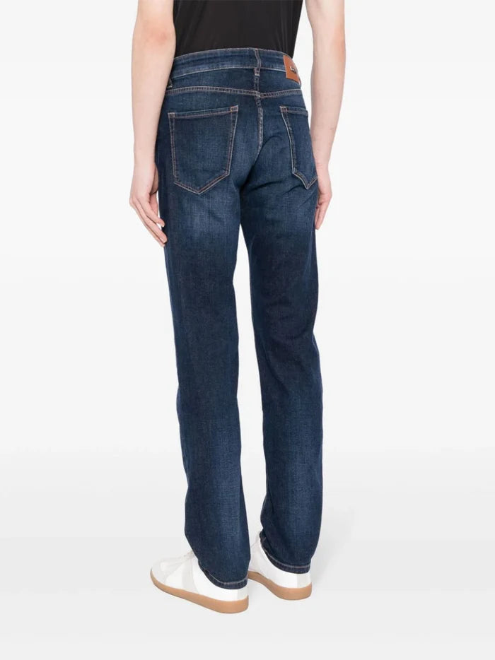 BOSS Maine3 Regular fit Jeans Navy - MAISONDEFASHION.COM