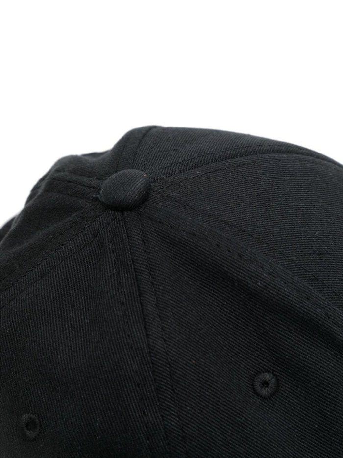 BOSS MEN Logo-embroidered Cotton Baseball Cap Black - MAISONDEFASHION.COM