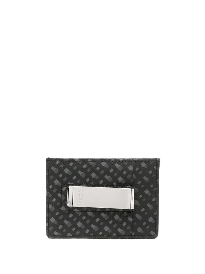 BOSS Money-clip Card Holder Black - MAISONDEFASHION.COM