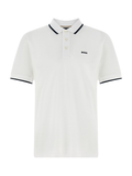 BOSS Parlay 190 Cotton-Piqué Polo Shirt With Contrast Tipping Natural - MAISONDEFASHION.COM