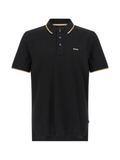 BOSS Parlay 190 Polo Shirt Black - MAISONDEFASHION.COM