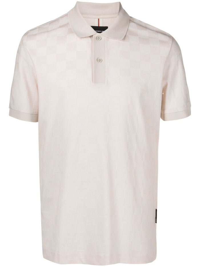 BOSS MEN Parlay 280 Short Sleeve Polo Shirt Beige - MAISONDEFASHION.COM