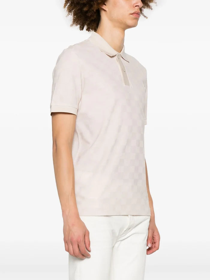BOSS MEN Parlay 280 Short Sleeve Polo Shirt Beige - MAISONDEFASHION.COM