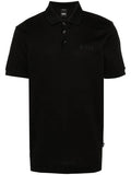 BOSS MEN Parlay Polo Shirt Medium Black - MAISONDEFASHION.COM