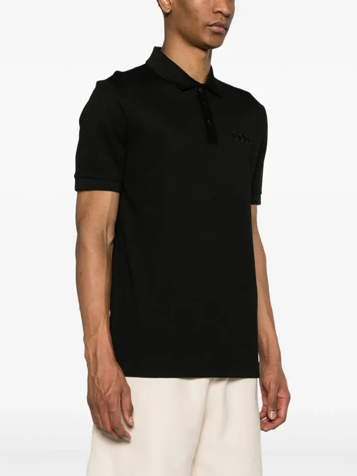 BOSS MEN Parlay Polo Shirt Medium Black - MAISONDEFASHION.COM