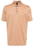 BOSS Parlay Short Sleeves Polo Shirt Medium Beige - MAISONDEFASHION.COM