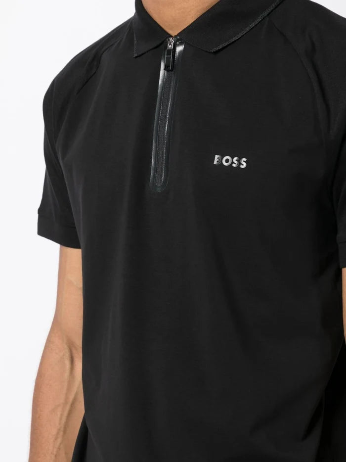 BOSS Philix Polo Shirt Black - MAISONDEFASHION.COM